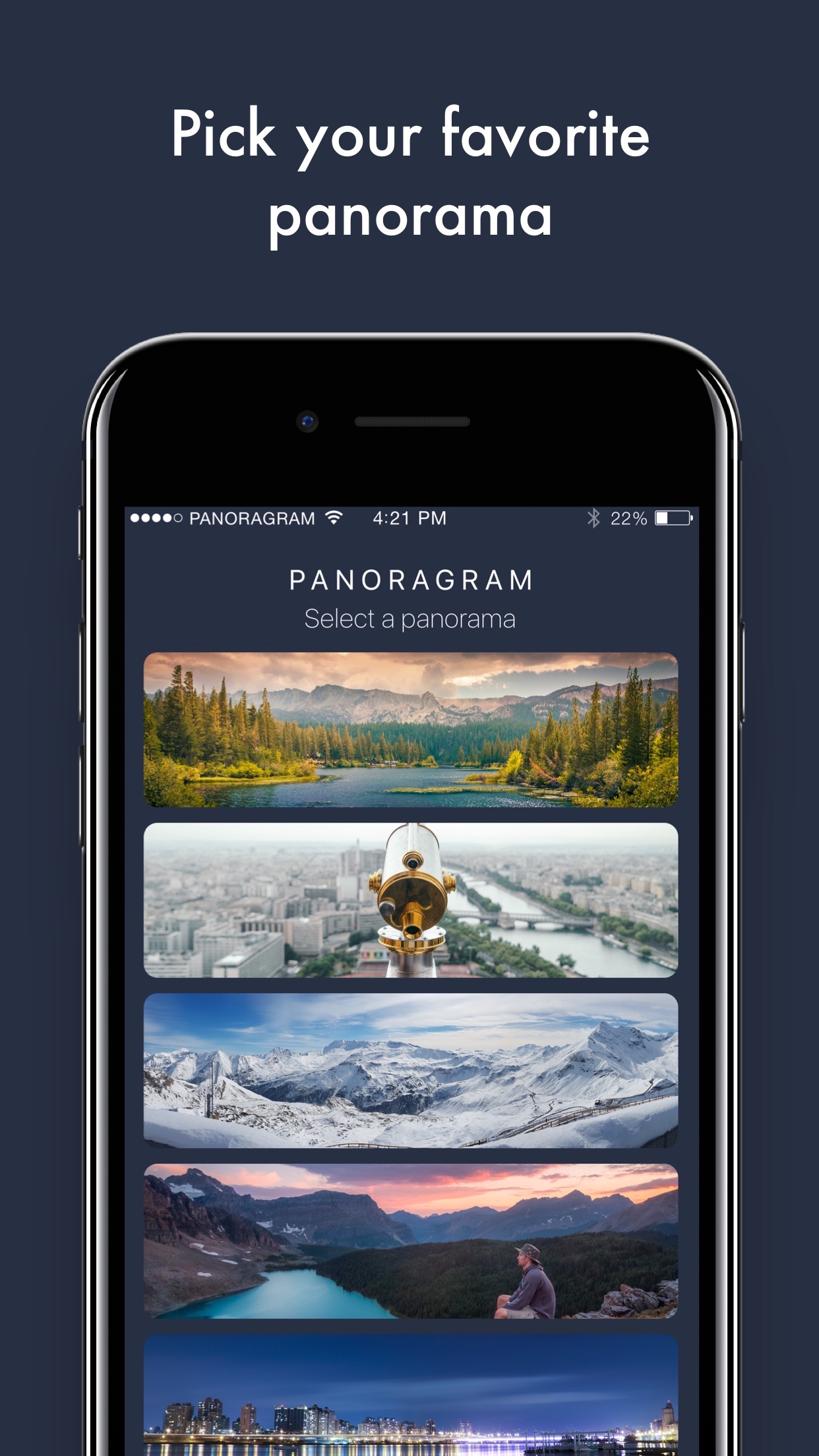 Screenshot do app Panoragram - Panoramas for Instagram