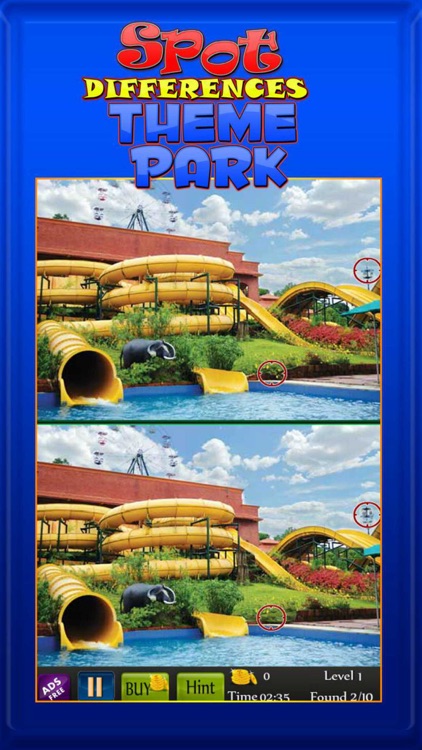 Spot Differences Theme park