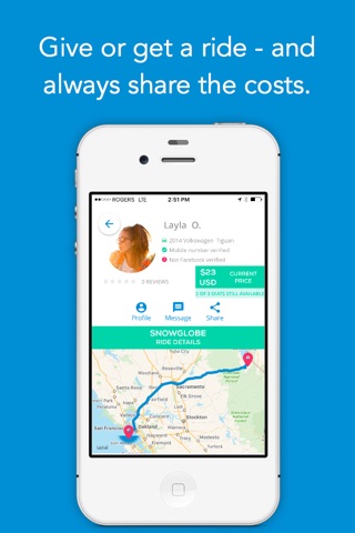 Flok - Ridesharing for Events & Colleges screenshot 4