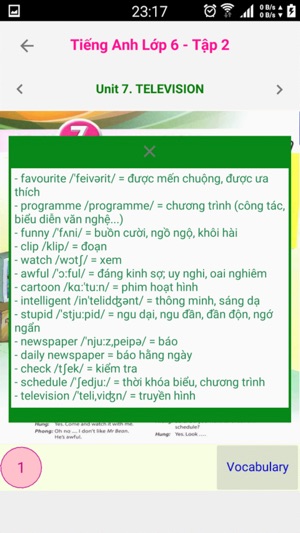 Tieng Anh 6 - English 6 - Tap 1(圖4)-速報App