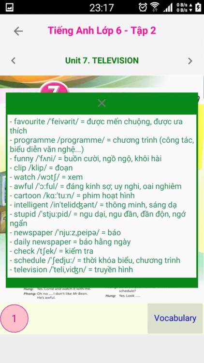 Tieng Anh 6 - English 6 - Tap 1 screenshot-3