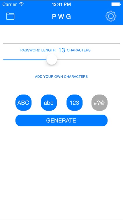 Random PW Generator