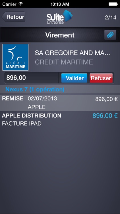 Suite Entreprise Mobile Credit Maritime screenshot-3