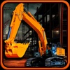 3D Heavy Excavator Crane Simulator Operator