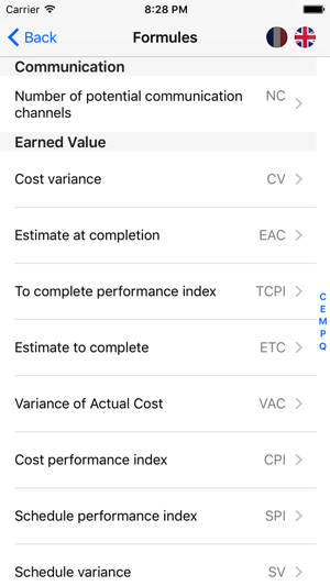 PMPReminder : Aide-mémoire PMP® CAPM® for iPhone(圖5)-速報App