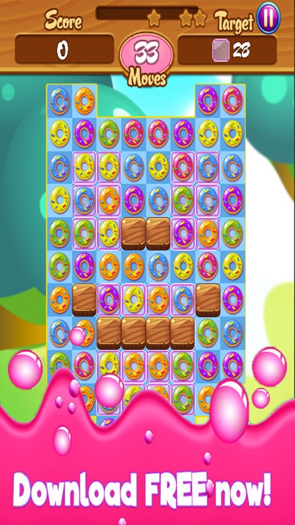 Donut Blast Legend Delicious Gummy Match 3 Game