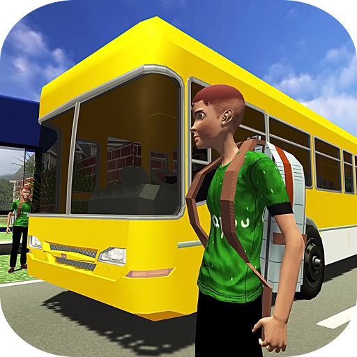 Modern School Bus Driver 3D: City Bus Driving 2017 iOS App