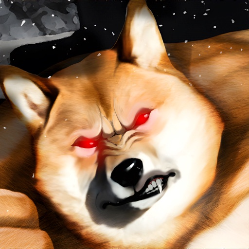 Backrooms Buff Doge Horror Icon