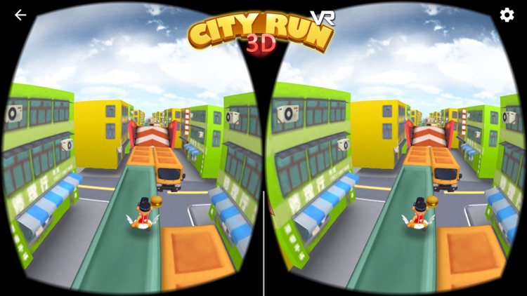 3D City Run VR for Google Cardboard-Parkour game!