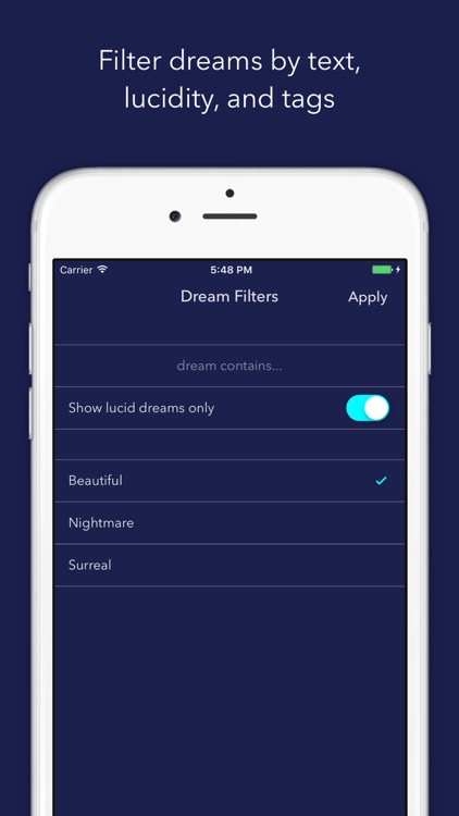 Dreambase: Lucid Dream Journal with Sync