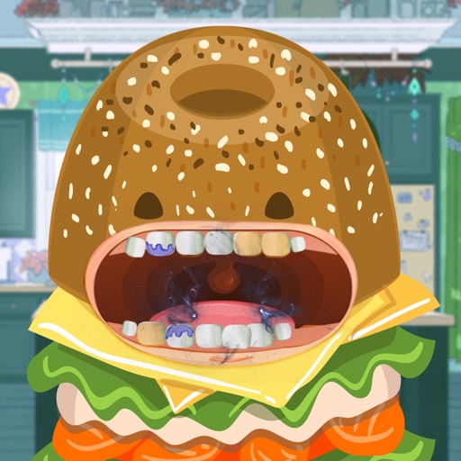 Dental Game - Check Teeth Burger Shop