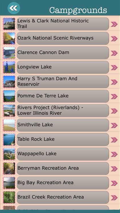 Missouri State Campgrounds & Hiking Trails
