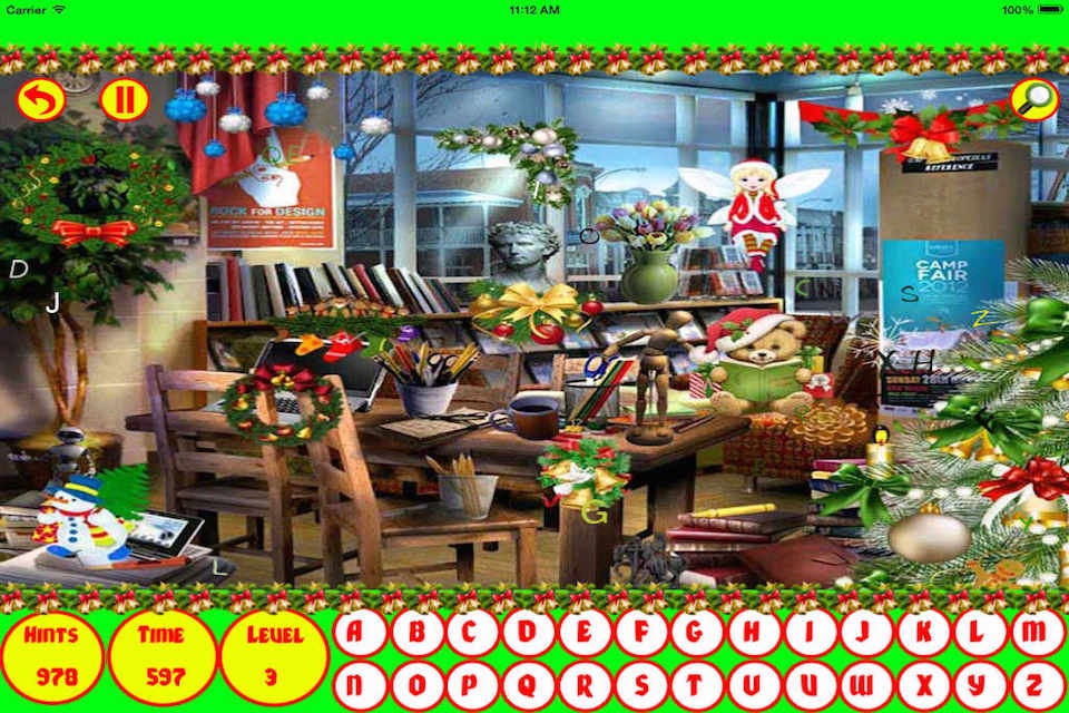 Christmas Hidden Alphabtes screenshot 3