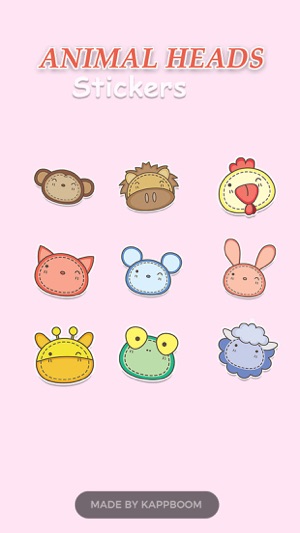 Cute Animal Emoji Stickers