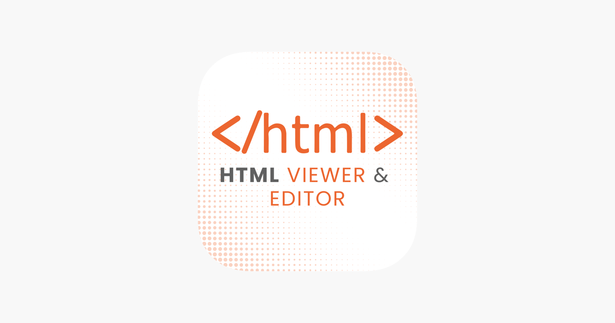 ‎HTML File Viewer & HTML Editor on the App Store