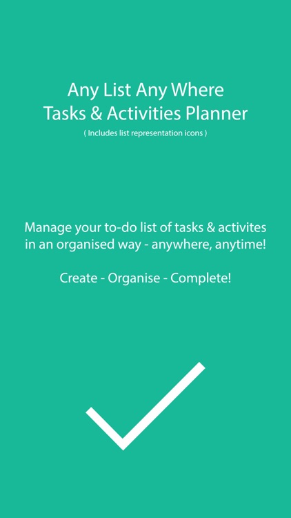 Any List AnyWhere Tasks/Activities Planner/Manager