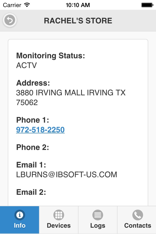 US Monitoring Access screenshot 2