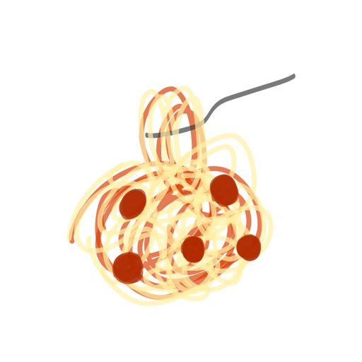 Pasta sticker - Italian food stickers for photos