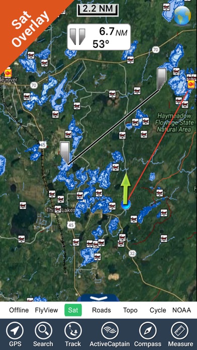 Wisconsin Lakes HD GPS Charts screenshot 3