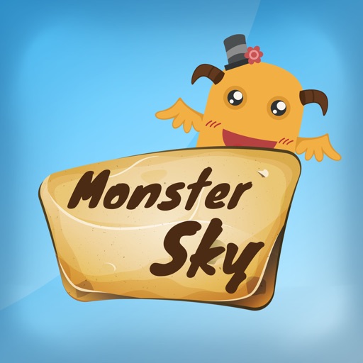 Monster Sky- just tap and collect coins Icon