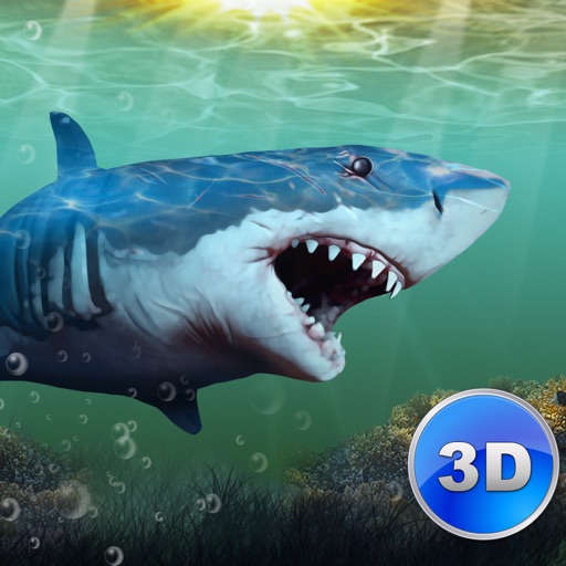 Sea Shark Survival Simulator 3D Icon