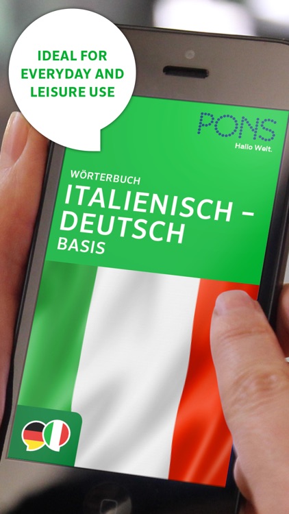 Dictionary Italian - German BASIC by PONS