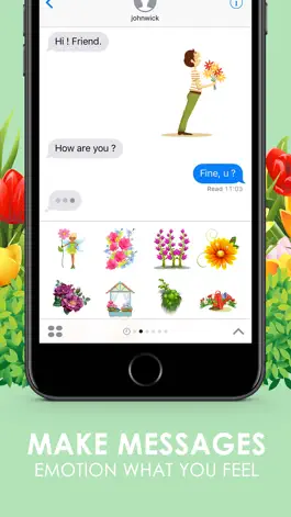 Game screenshot Flowers Blossom Stickers Themes by ChatStick apk