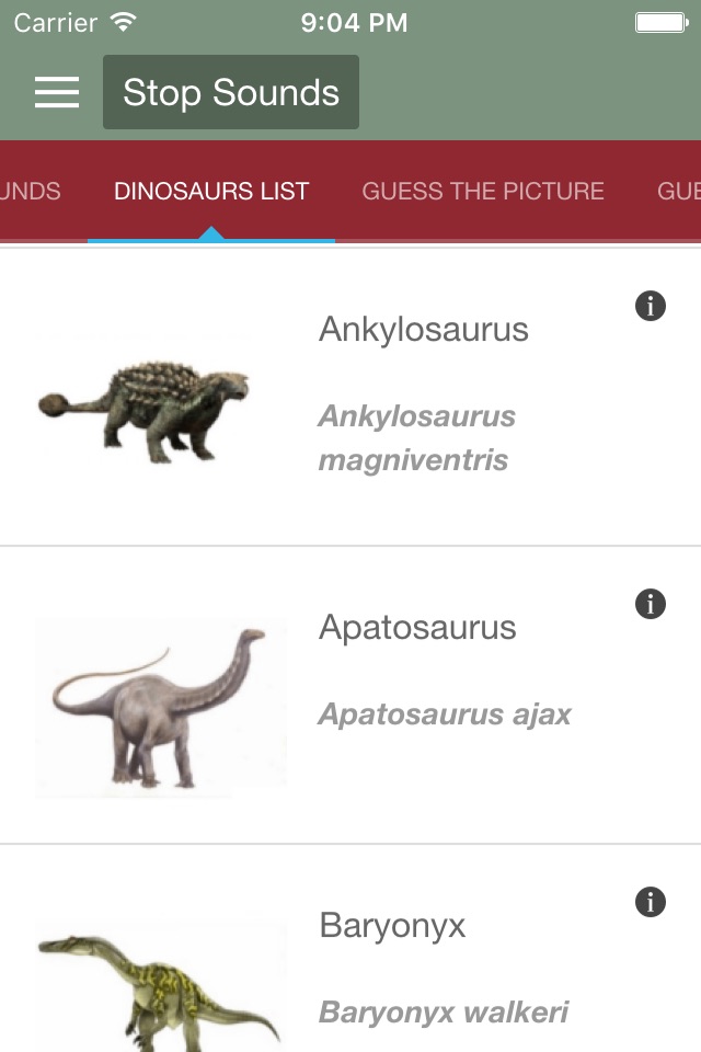 Dinosaur Sounds and Info screenshot 4