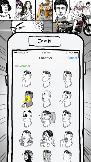 Jookgru Family Jook สติกเกอร์ สำหรับ iMessage(圖1)-速報App