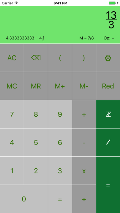 FraCa (fraction calculator) screenshot 3