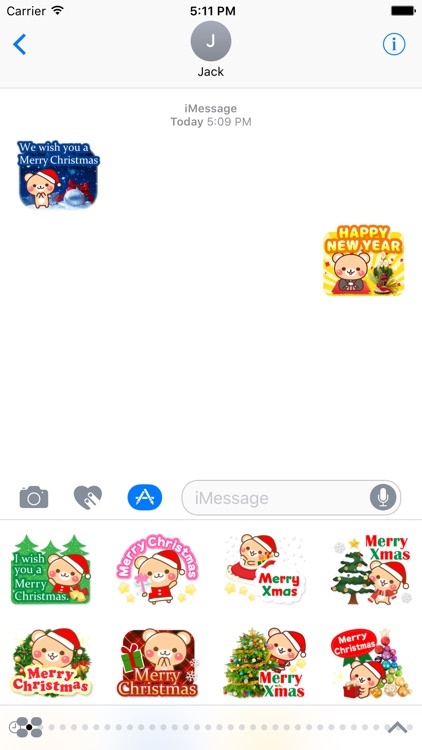 Merry ChristMas And Happy New Year Stickers Vol2