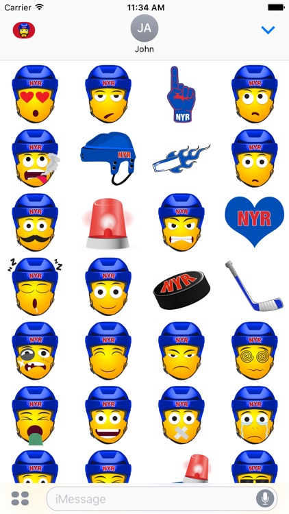 NYR Hockey Stickers & Emojis screenshot-3