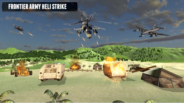 Helicopter Gunship Game Strike