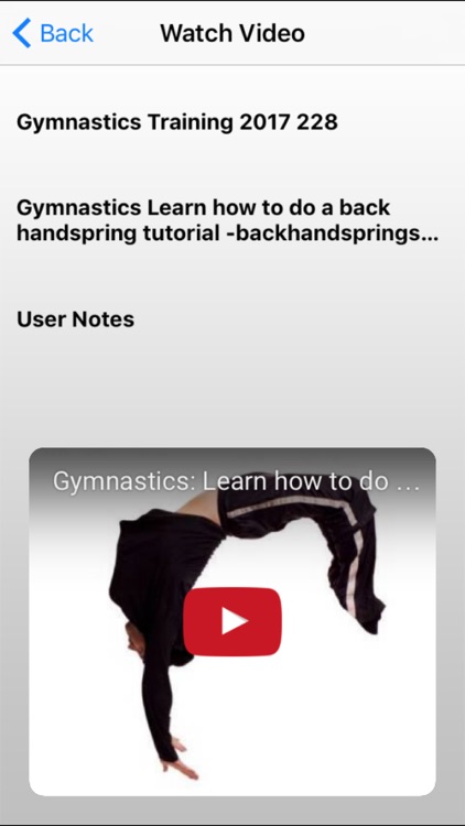 Gymnastics Training 2017