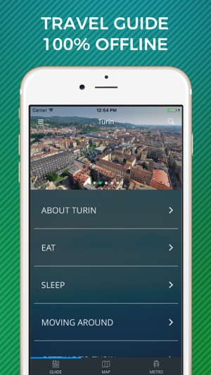 Turin Travel Guide with Offline Street Map(圖1)-速報App