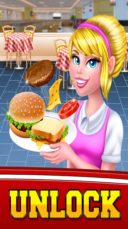 Food Cafe Kitchen Chef : Cooking Maker kids Games