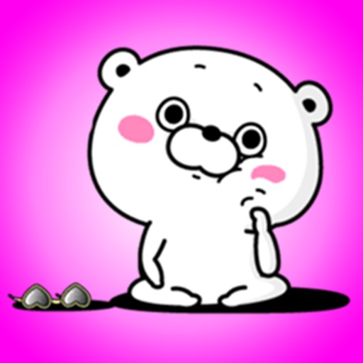Glamorous Cute Bear - New Stickers pack! icon