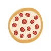 Pizza Foods sticker, cute food stickers for photos