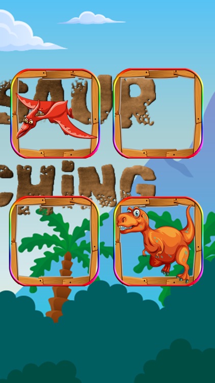 Dinosaur Animals Matching Puzzles for Pre-K Match