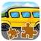 Jigsaw puzzle game about School Bus