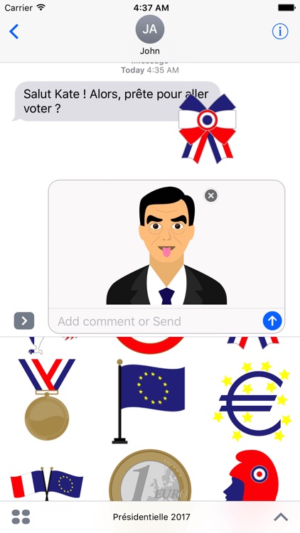 Présidentielle 2017 Emojis screenshot-2