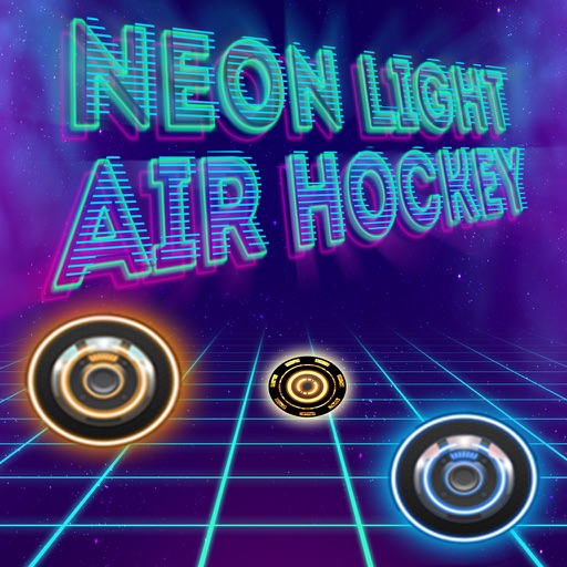 Air Hockey HD - 2 Player Neon Light Glow Hockey Icon