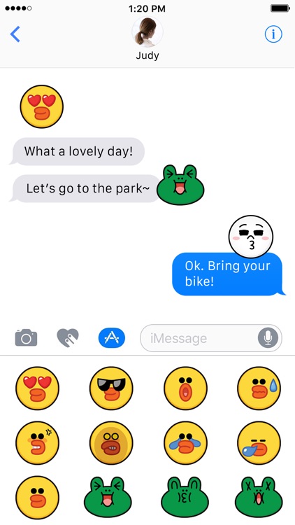 SALLY & FRIENDS Emoji Stickers - LINE FRIENDS