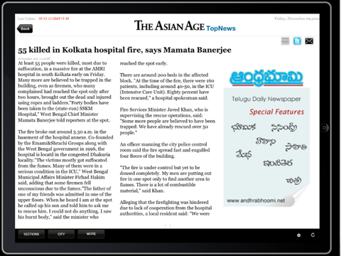 The Asian Age for iPad screenshot 3