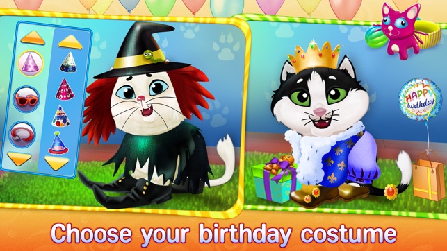 Kitty Cat Birthday Surprise: Care, Dress Up & Play(圖4)-速報App