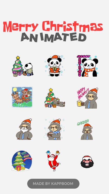 Christmas Animated Stickers!