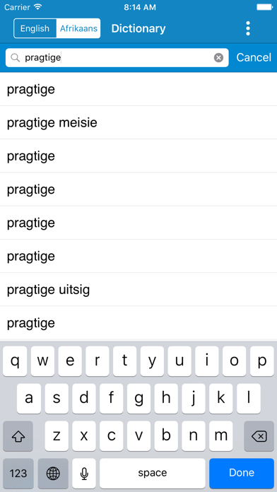 How to cancel & delete English to Afrikaans Offline Dictionary from iphone & ipad 2