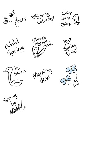 Spring pic emoji & keyboard stickers for iMessage(圖3)-速報App