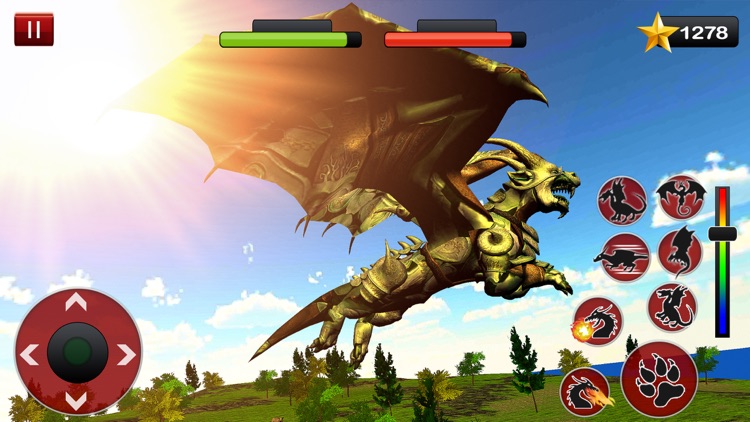 Flying Dragon Simulator - 3D fire Blazing Dragon