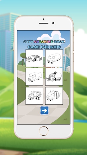 Cars Coloring Book Game for Kids(圖3)-速報App